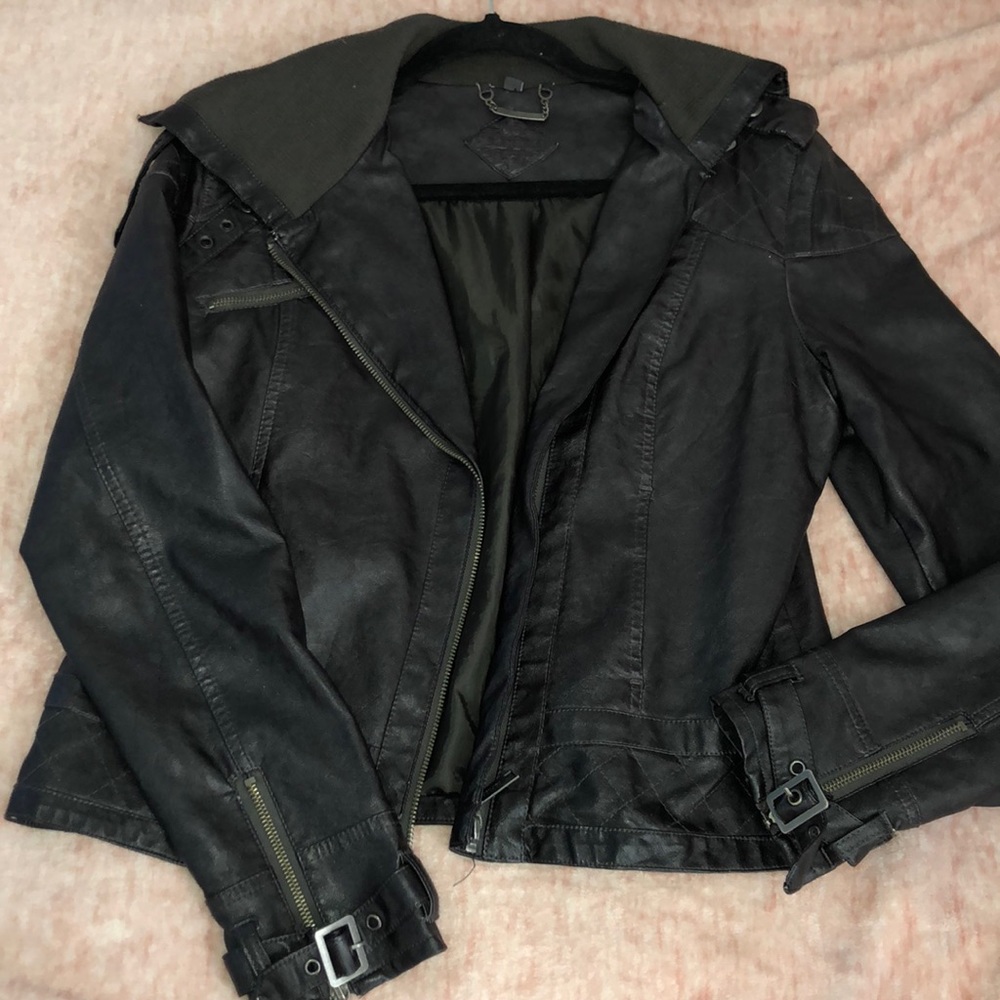 NWOT Jou Jou Leather Jacket